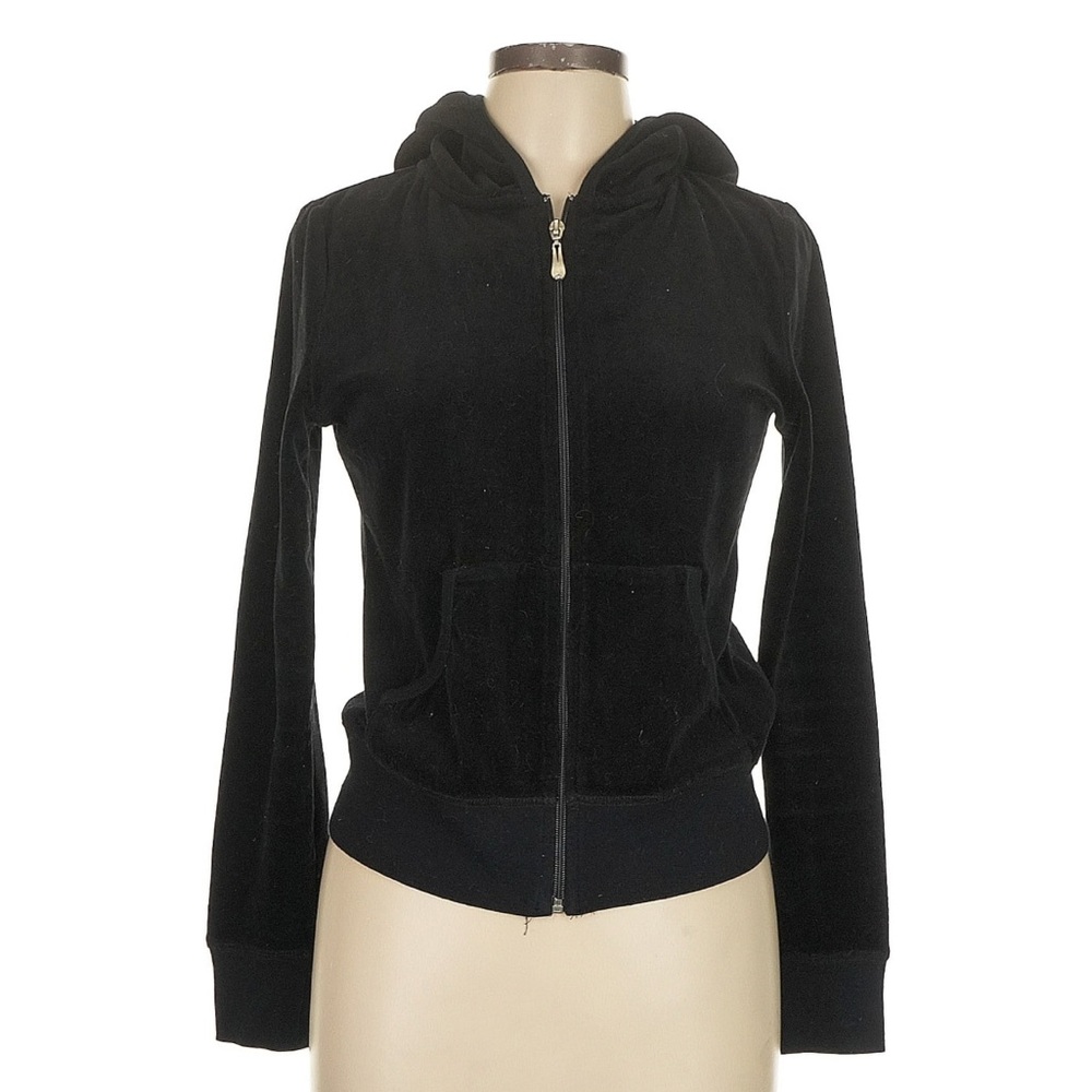 Juicy Couture Black Terry Cloth Jacket